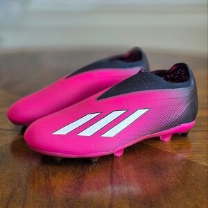Adidas X Speedportal+ Plus FG Soccer Cleats Pink Black GZ5120 New Girls Size 4Y